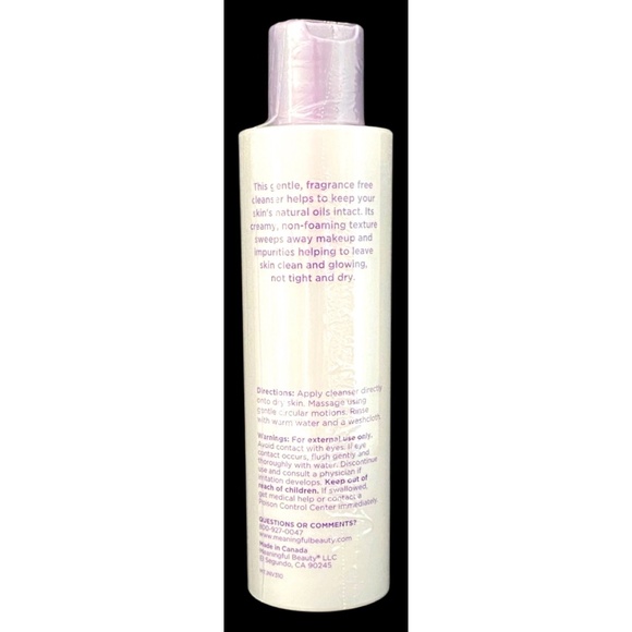 Meaningful Beauty Cleanser Skin Softening Cleanser 6 OZ /180 ml NEW - Picture 2 of 3